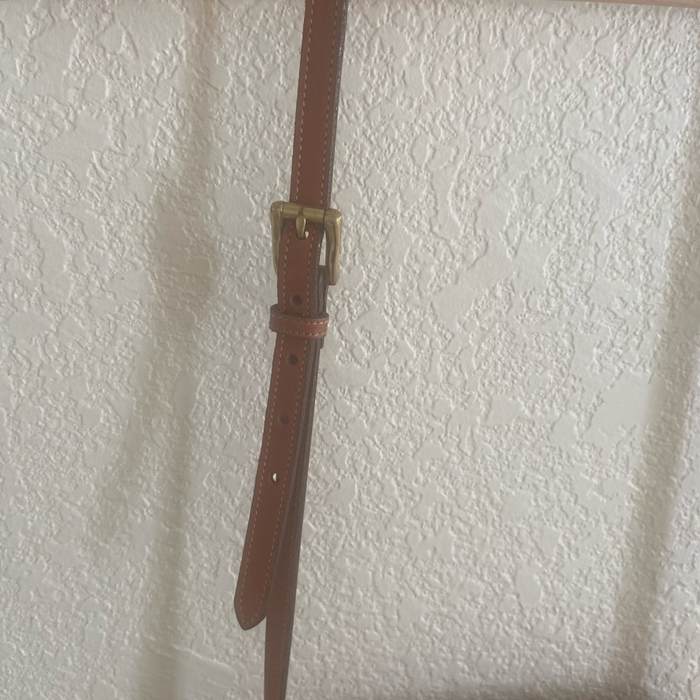 Dooney & Bourke Vintage 80s Shoulder Crossbody Leather Bag - Picture 3 of 13